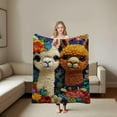 thumbnail image 2 of Christmas Blanket 70 cm x 100 cm Polyester Bohemian Embroidery 2D Printed Throw for Office Napping Air Conditioning Cover Sofa Shawl, 2 of 6