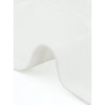 thumbnail image 5 of Women's Denim Dress Button Down Collar V Neck Long Sleeve A-line Cotton Jean Dress XS White, 5 of 6