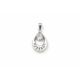 thumbnail image 2 of 925 Sterling Silver Pendant Pear Shape Dainty Pendant Necklace - Handmade Pendant For Her, 2 of 7