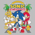 thumbnail image 2 of Mens Sonic the Hedgehog Classic Trio Pose Long Sleeve Shirt, 2 of 4