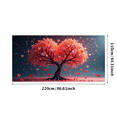 thumbnail image 3 of Red Roses Flower Vase Backdrop Photo Booth Background Romantic Hanging Hearts Wedding Photography Banner Valentines Celebrations Decor Event, 3 of 4