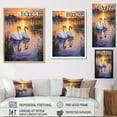thumbnail image 4 of Designart "Twilight Serenity At Swan Lake II" Animals Swans Floater Framed Wall Art Prints, 4 of 5