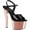 Black Patent/Rose Gold Chrome, variant on Women's Pleaser Sky 309