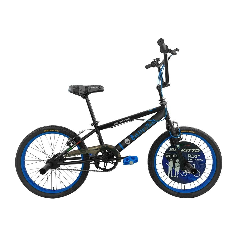 Bicicleta Benotto Cult Rotor Rodada 20 Negro Free Style Bodega