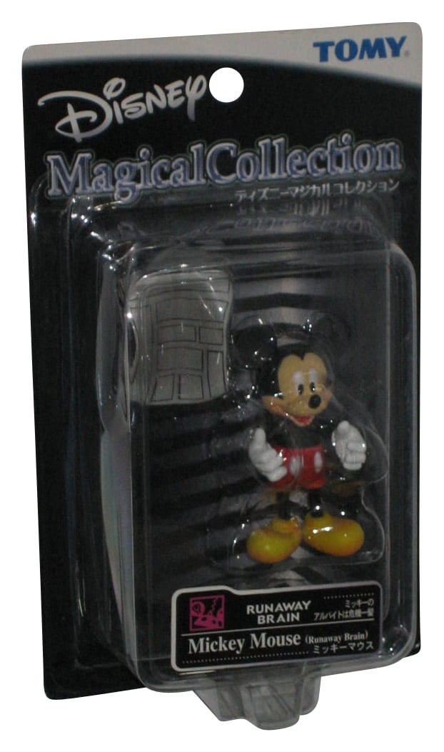 Disney Mickey Mouse Runaway Brain フィギュア Disney Magical Collection Tomy Mickey Mouse Runaway Brain Figure