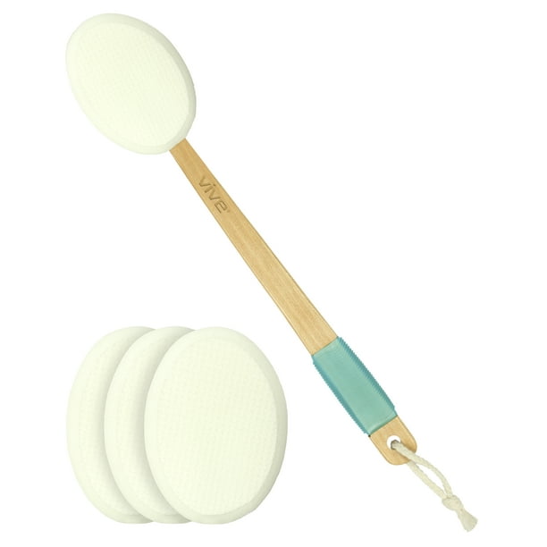 Vive Back Lotion Applicator 17.5 Inch, Foam Washable Pad