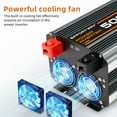 thumbnail image 6 of EFFORTWAY 5000W / 10000W Modified Sine Wave Power Inverter DC 48V to AC110V Car Converter with LCD Display & Remote Control 4AC 1USB for Car, RV, Camping & Home Backup, 6 of 10