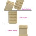 thumbnail image 3 of GFDYREE Rallonge de Soutien-Gorge pour Femmes 2 Crochets, Extensible Doux et Confortable (Beige 3 Pcs), 3 of 5