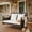 Off White, variant on Resenkos Porch Swing, Single Person Hanging Seat with Seat and Back Cushions-Navy, Hanging Outdoor Porch Swings for Garden, Backyard