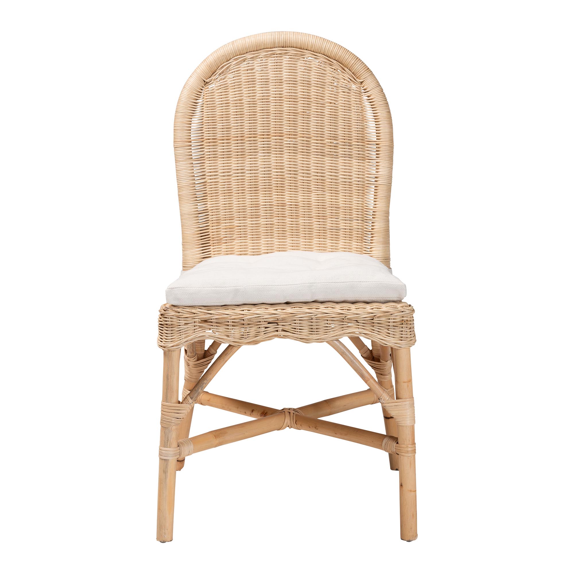 bali & pari Bilu Boho Dining Chair, Natural