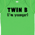 thumbnail image 4 of Inktastic Twin B (i'm Younger) Boys or Girls Baby Bodysuit, 4 of 5