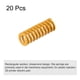 thumbnail image 3 of Resortes de Compresión Amarillo Unique Bargains 20 Piezas 8mm OD 20mm Largo, 3 of 5