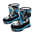 thumbnail image 4 of Boys Snow Boots Camoflage Anti-Slip Girls Snow Boots Slip Resistant Warm Fur Lining (Toddler/Little Kid/Big Kid), 4 of 9