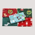 thumbnail image 4 of yuksok 5Pc Christmas Cotton Fabric Printed for Sewing Patchwork Elk, 4 of 9