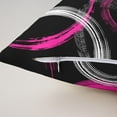 thumbnail image 6 of Hot Pink Grey Black Circle Reversible Throw Pillow Covers for Kids Geometric Pillow Covers Home Decor 16 x 16-Inch Abstract Art Square Cushion Covers Set of 4 Decor Modern Striped Art Geometry, 6 of 6