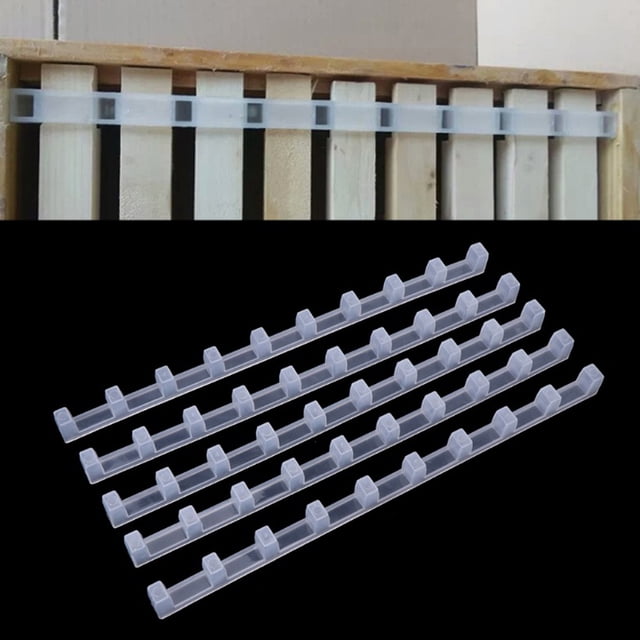 Phenofice 20 Pcs Cadres de Ruche Blanc ABS Anti-Secousse pendant Déménagement Apiculture