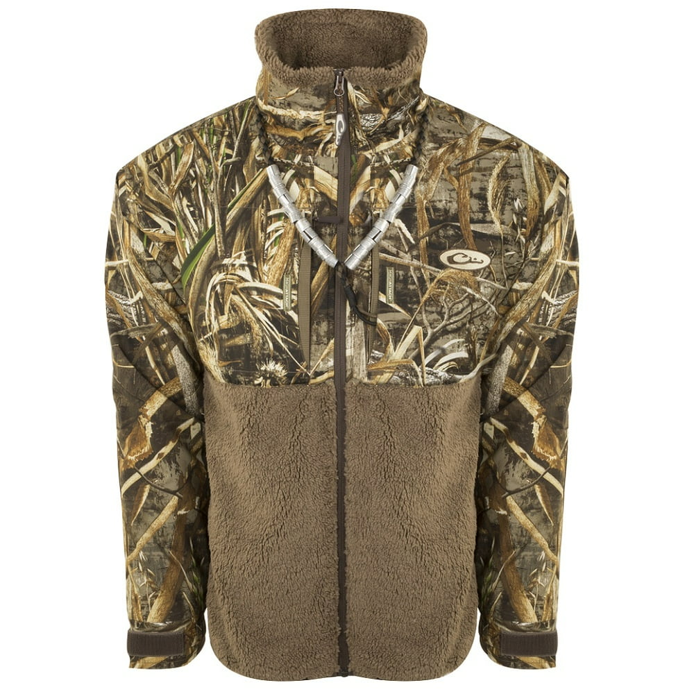 Drake Waterfowl MST Guardian Flex Sherpa Fleece Eqwader Full Zip Jacket