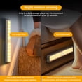 thumbnail image 3 of Lámpara LED recargable con sensor de movimiento, luz inalámbrica para armario, luz portátil de emergencia, luz nocturna para niños, extra, blanco cálido de 3000 K, 3 of 5