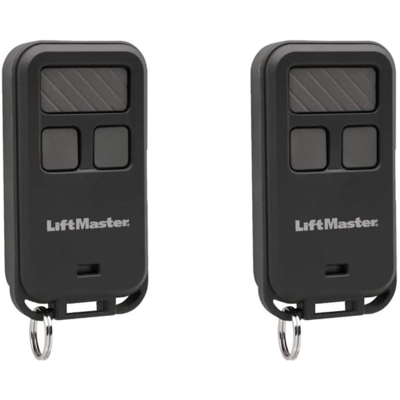 LiftMaster 890MAX Mini Key Chain Garage Door Opener Remote 2pk, Black with Grey Buttons, Compatible with all LiftMaster garage door openers manufactured.., By Visit the LiftMaster Store