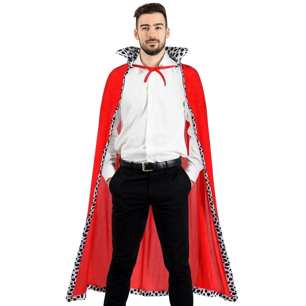 1 capa de cosplay para Halloween, disfraz de fiesta, capa de rey, capa de actuación
