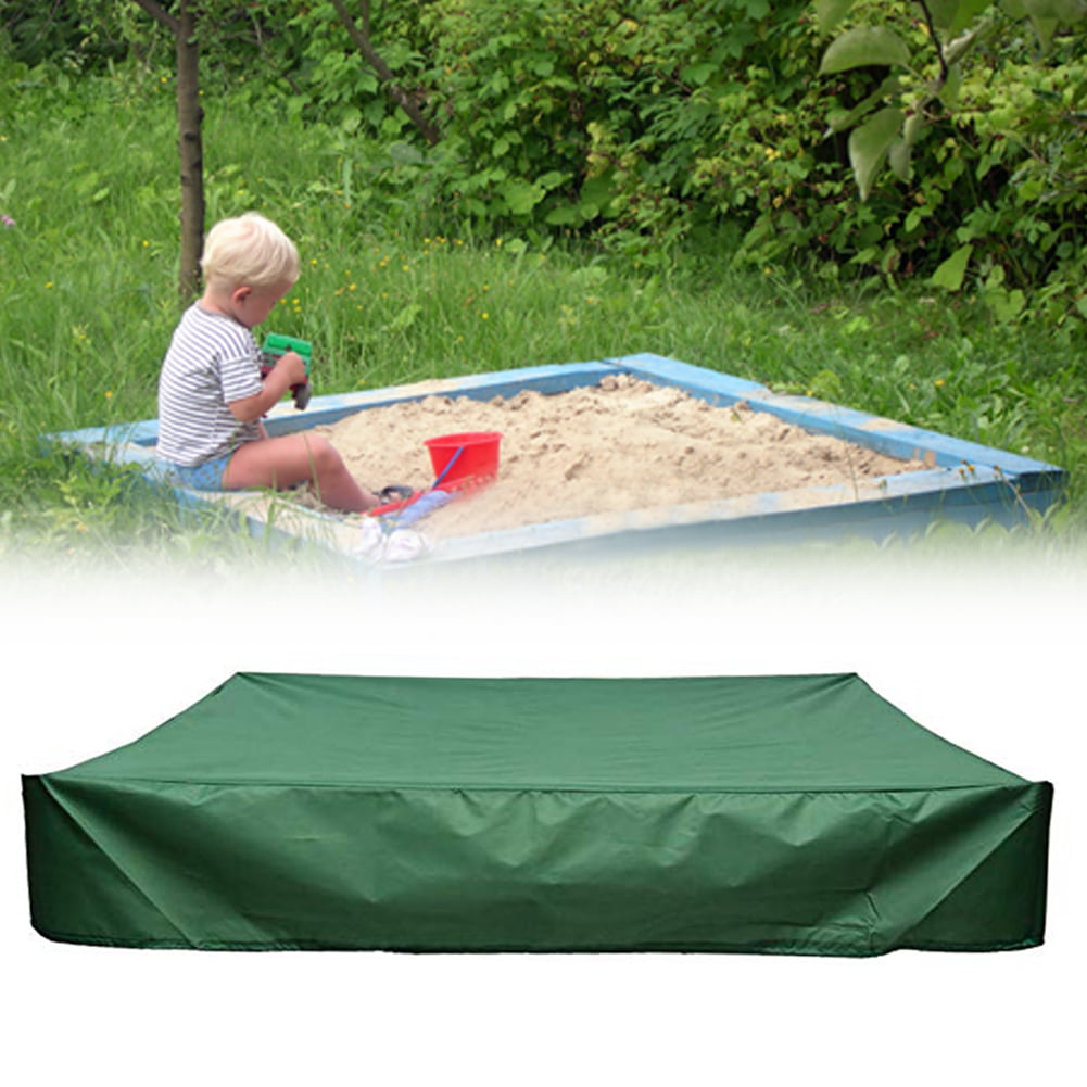Dustproof Outdoor Boat Shaped Garden Kid's Toy Bunker Sand Pit Cover Tarpaulin 