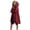 C-Red621, variant on DHFJKG Womens Zip Up Long Hoodies Solid Color Mid-Length Hooded Jacket With Pockets Winter Leisure Coat