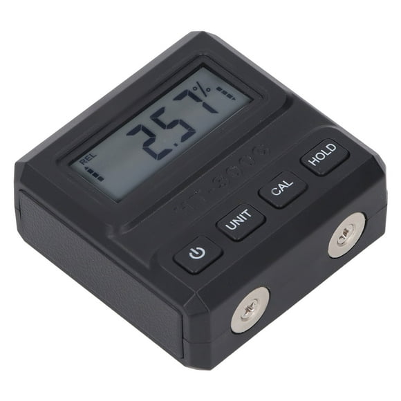 Angle Cube Level Box, Versatile Measurement Conversion Electronic Level and Angle Gauge Data Hold Feature for Woodworking