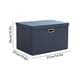 thumbnail image 3 of Caja De Almacenamiento Plegable, Caja De Tela Plegable Con Tapa, Soluciones De Organización Para El Hogar, Contenedor Organizador Apilable Y Resistente Para Estantes De Armario, 3 of 9