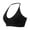 Black, variant on BadPiggies Bralettes for Women Halter Sports Bras, Backless Deep V Neck Padded Adjustable Spaghetti Strap Workout Yoga Bra Crop Tops