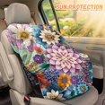 thumbnail image 3 of KUIFORTI Stretch Carseat Protector Car Seat Cover with Paw Print, Wear-resistant Car Seat Sun Shade Cover Foldable to Save Space, 3 of 7