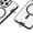 Black, variant on General Metal Phone Tethers Tab Phone Lanyard Pad Small Phone Lanyard Clip Small for Full Phone Case compatibilities