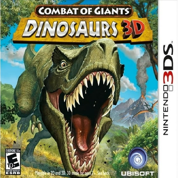 Restored Combat of Giants: Dinosaurs (Nintendo 3DS, 2011) (Refurbished)