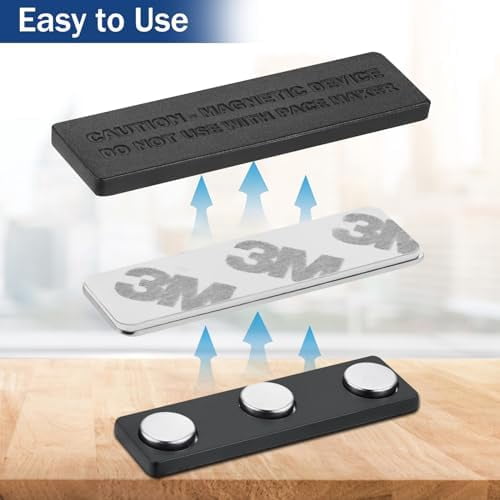 Name Tag Magnets, 20-Pack Magnetic Name Badge, Name Tag Magnets for Name Tags/Badge Holders