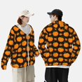 thumbnail image 4 of Vsdgher Sweat à Capuche Orange Citrouille et Érable d'Automne pour Hommes Femmes, Manches Longues Protection Solaire Pêche Course Natation-TTG, 4 of 7