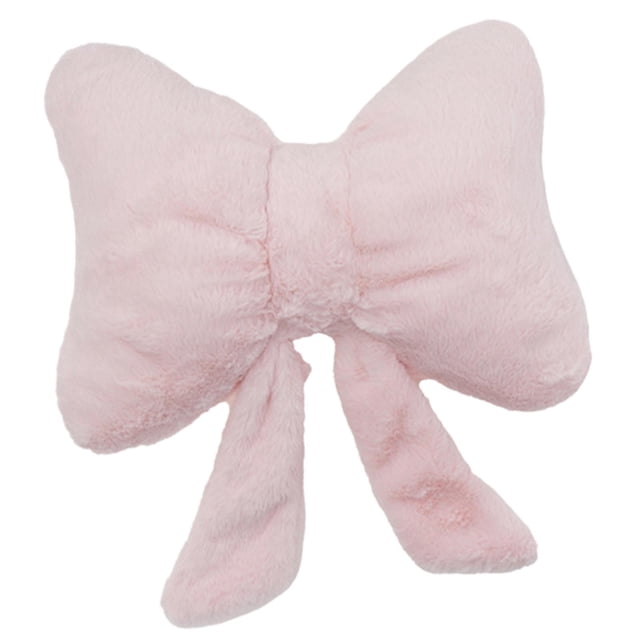 Cojín decorativo con lazo, cojín decorativo multiusos para asiento. Rosa claro