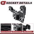 thumbnail image 4 of 1 Pc Conector de bombilla de luz trasera izquierda para Peugeot 307 T63 2008-2012, 4 of 7