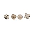 thumbnail image 1 of 30 Pieces Shirt Sweater Shank Button Replacement Clothes Coat Metal Buttons Brooch Pin Cufflink Badge Sewing Accessories White/45-48, 1 of 7