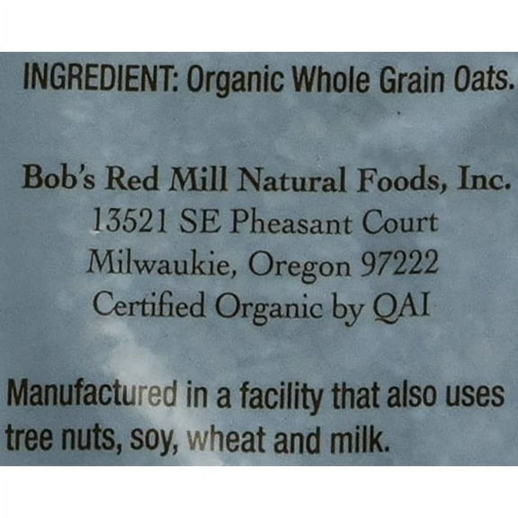 Bob's Red Mill Organic 100% Whole Grain Quick Cooking Steel Cut Oats 7 LB