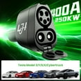 thumbnail image 2 of LJH 2-in-1 CCS1 & J1772 to Tesla Adapter for Model Y/3/S/X/Cybertruck - 250KW DC Fast Charging & 80A AC, NACS Compatible, Level 3 & Level 1-2 Charging Stations, 2 of 8