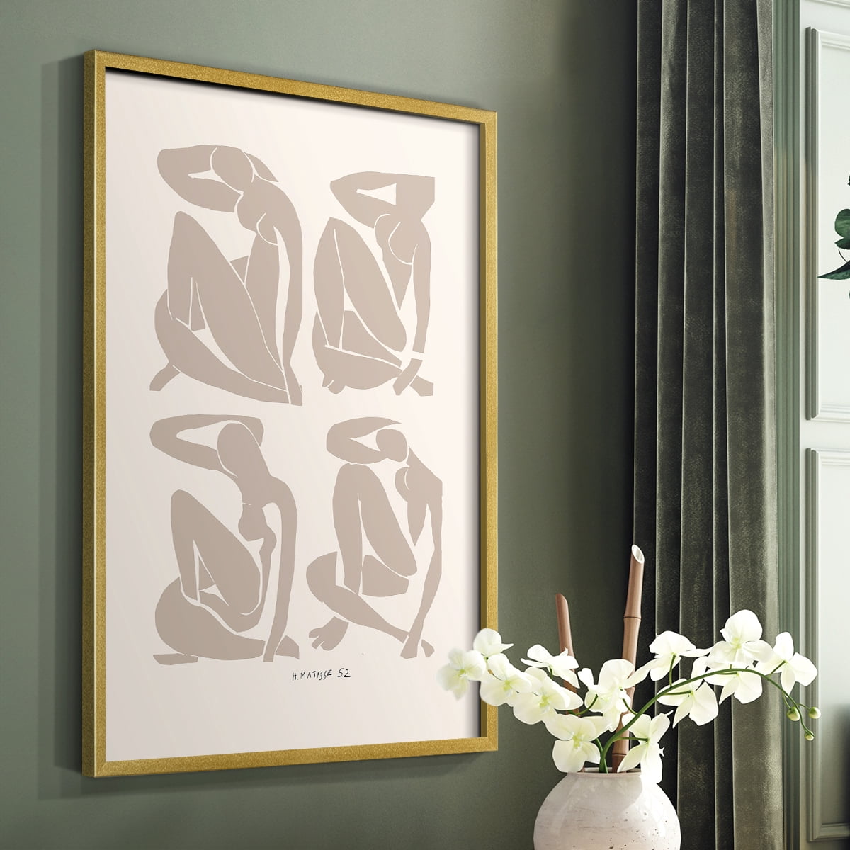 Matisse CCXXXVIII in Solid Wood 22 x 28 Framed Print