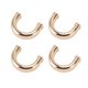 thumbnail image 1 of Anillos U, 10 Juegos De Metal Con Conector De Bolso De Hebilla Con Tornillos De Ph Fuertes Establo Duraderos Para Manualidades De Cuero, 1 of 7