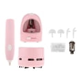 thumbnail image 2 of Electric Auto Pencil Sharpener Battery Operated Colored Pencil Sharpener Electric Eraser and Cleaner Set School Home Stationery Pink, 2 of 9