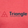 thumbnail image 3 of CafePress - Triangle Tagline Horizontal T Shirt - Womens Tri-blend T-Shirt, 3 of 4