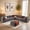 Gray, variant on Ovios 127” Oversized Modular Sectional Sofa 8 Pieces Deep Seat Corduroy Cloud Couch with Ottoman Black L-Shaped Sectional for Living Room, Black