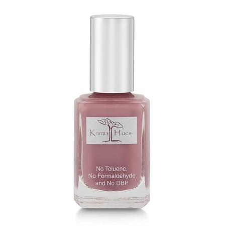 Karma Naturals Nail Polish – Non-Toxic  Vegan & Cruelty-Free – Wine O Clock Brown  0.43 fl oz