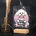thumbnail image 4 of Happy Mother's Day Best Bichon Frise Mom Ever Acrylic Plaque Sign Ashwood Base Bichons Dog Lovers Gifts Idea Home Desk Decor - 03002, 4 of 5
