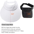 thumbnail image 4 of Sun Visor Hats Women Large Brim Summer UV Protection Beach Cap, 4 of 6