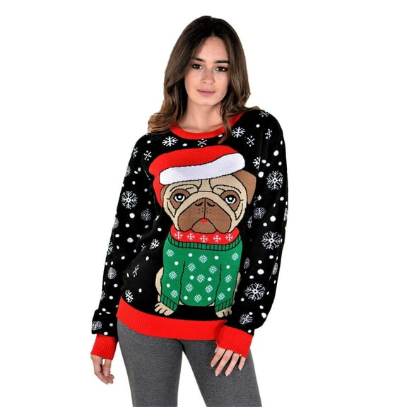 SOCAL LOOK Youth Ugly Christmas Sweater-Cute Holiday Pullover for Teens Big Boys & Girls 17/18 Years