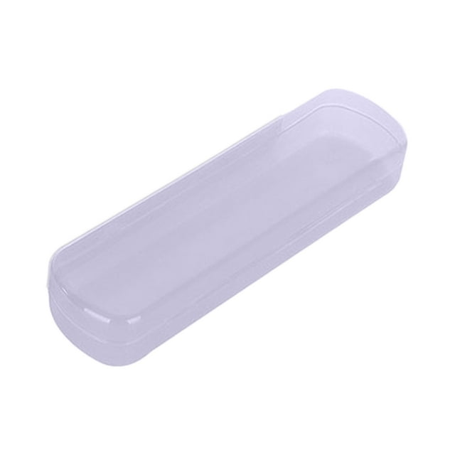 Maplenight Portable Clear Toothbrush Case for Travel - Compact, Lightweight & Ventilated for Hygiene Blue
