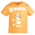 thumbnail image 4 of Pack de 3 camisetas Bluey Bingo Little Boys, color naranja/azul/gris, talla 6, 4 of 6